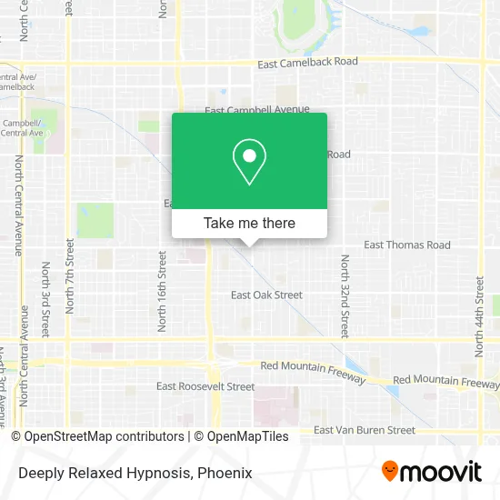 Deeply Relaxed Hypnosis map