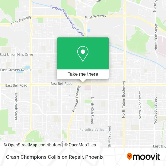 Crash Champions Collision Repair map