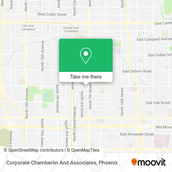 Corporate Chamberlin And Associates map