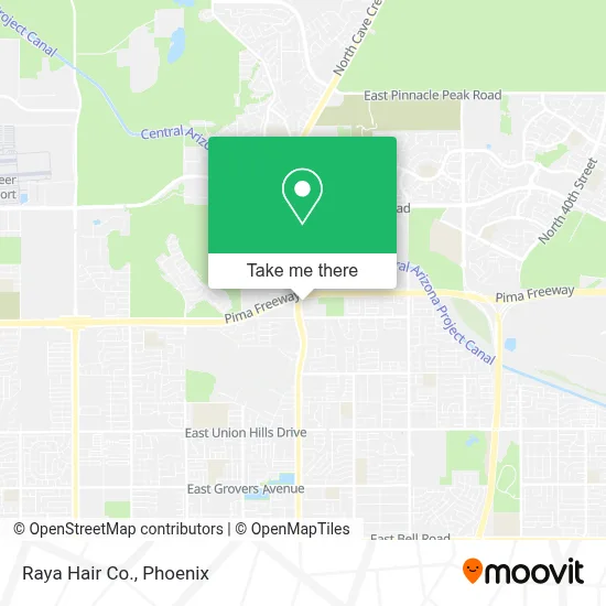 Raya Hair Co. map