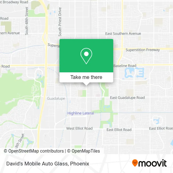 David's Mobile Auto Glass map