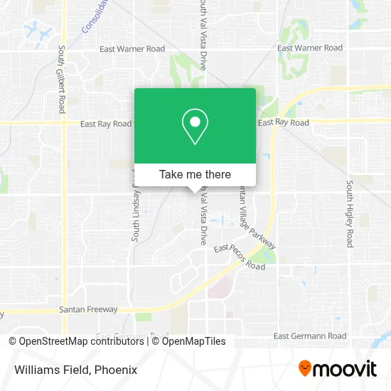Williams Field map