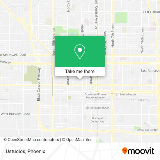 Ustudios map