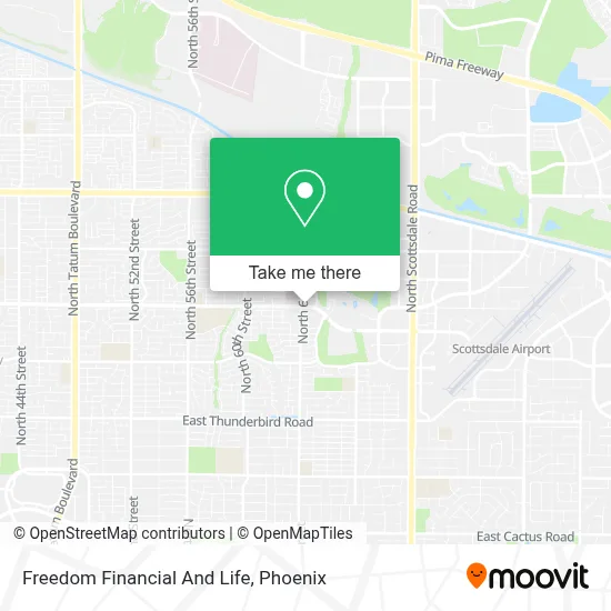 Freedom Financial And Life map
