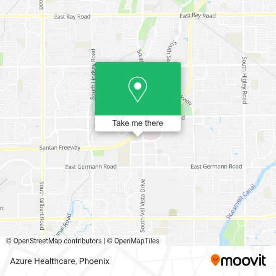 Azure Healthcare map