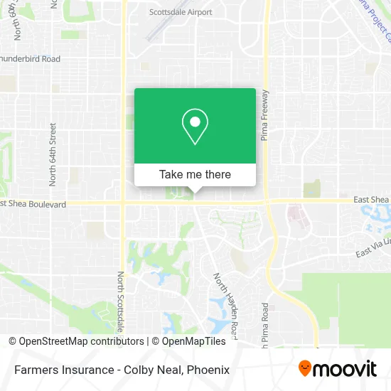 Farmers Insurance - Colby Neal map