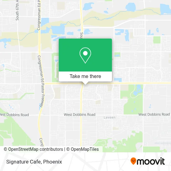 Signature Cafe map