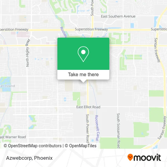 Azwebcorp map