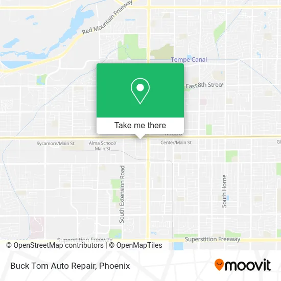 Buck Tom Auto Repair map