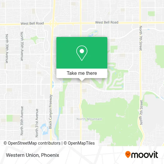 Western Union map