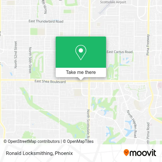 Ronald Locksmithing map