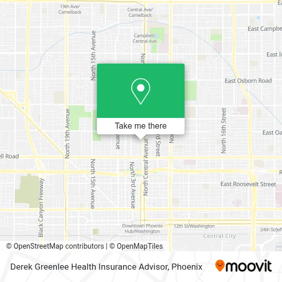 Derek Greenlee Health Insurance Advisor map