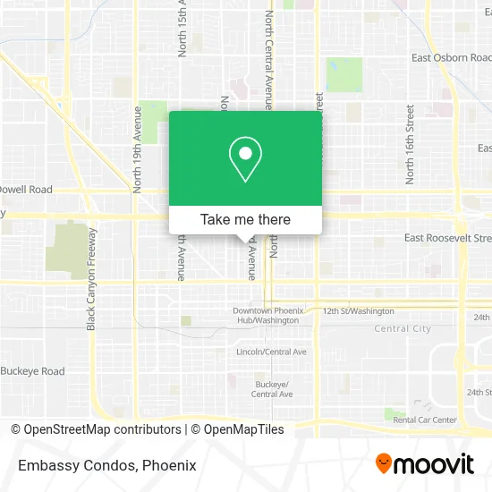 Embassy Condos map
