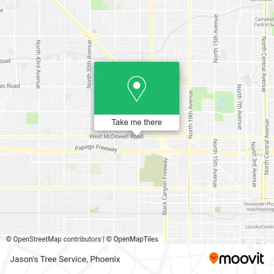 Jason's Tree Service map