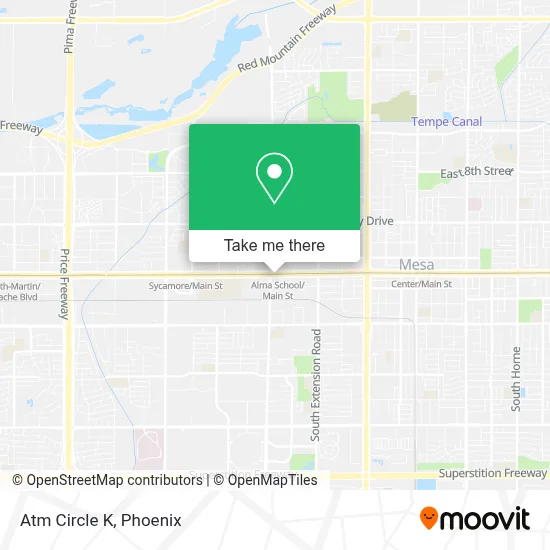 Atm Circle K map