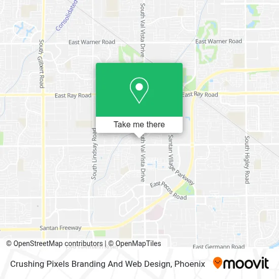 Crushing Pixels Branding And Web Design map