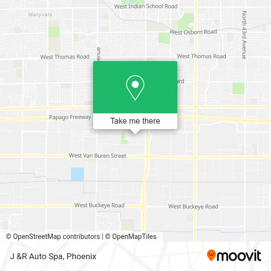 J &R Auto Spa map
