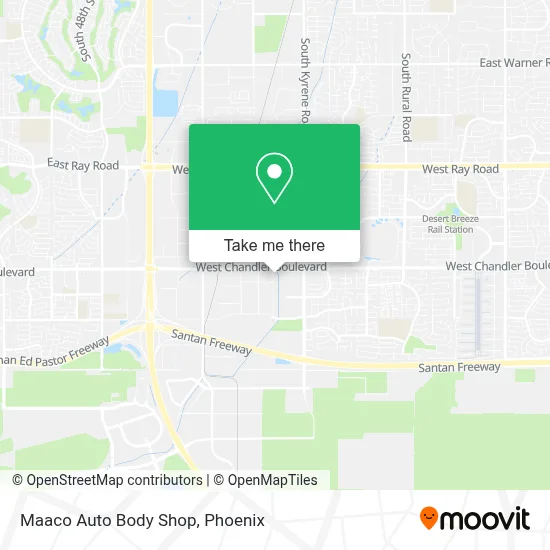 Maaco Auto Body Shop map