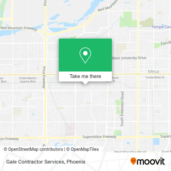 Gale Contractor Services map