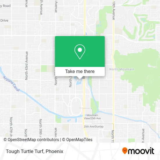 Tough Turtle Turf map