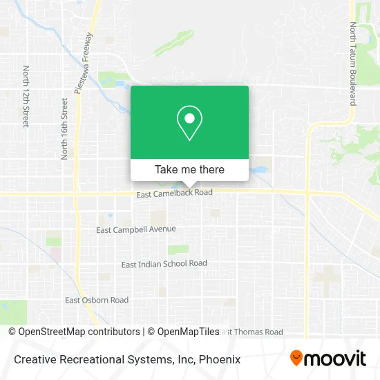 Creative Recreational Systems, Inc map