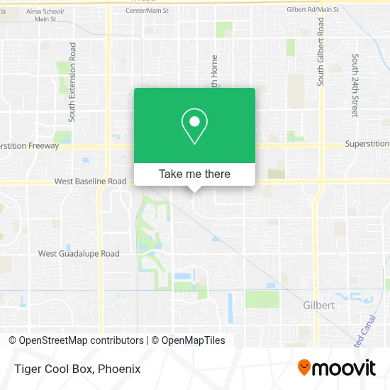 Tiger Cool Box map