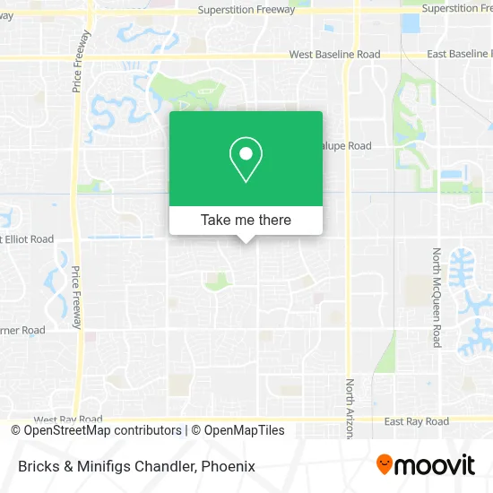Bricks & Minifigs Chandler map