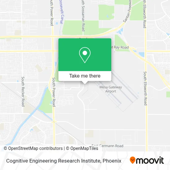Cognitive Engineering Research Institute map