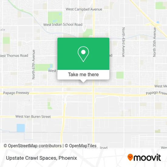 Upstate Crawl Spaces map