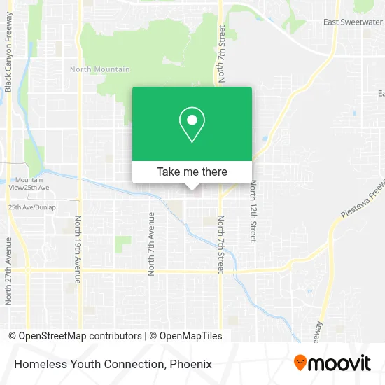 Homeless Youth Connection map