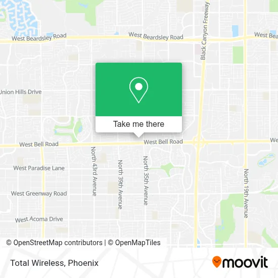 Total Wireless map