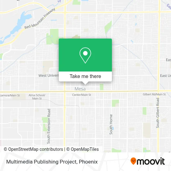 Multimedia Publishing Project map