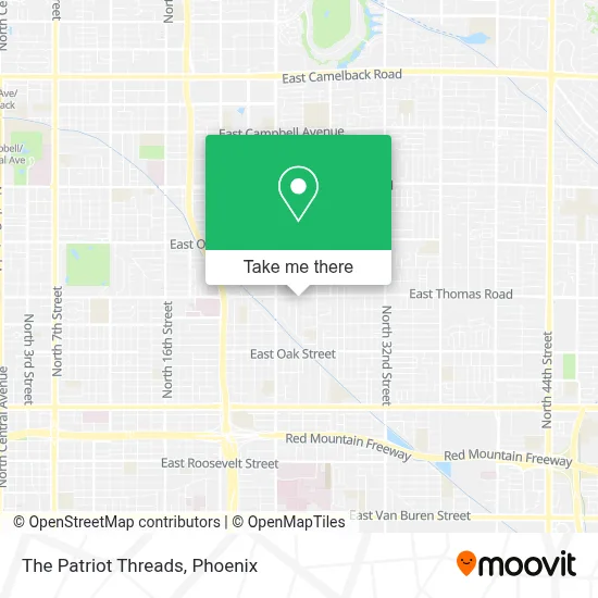 The Patriot Threads map