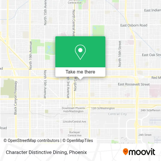 Character Distinctive Dining map