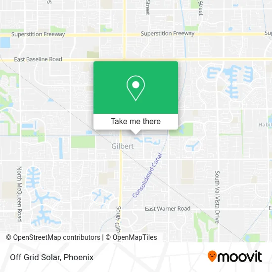 Off Grid Solar map