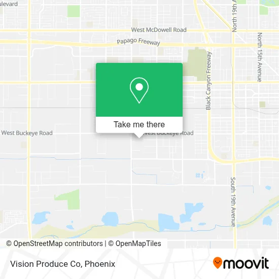 Vision Produce Co map