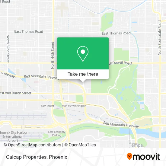Calcap Properties map