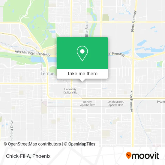 Chick-Fil-A map