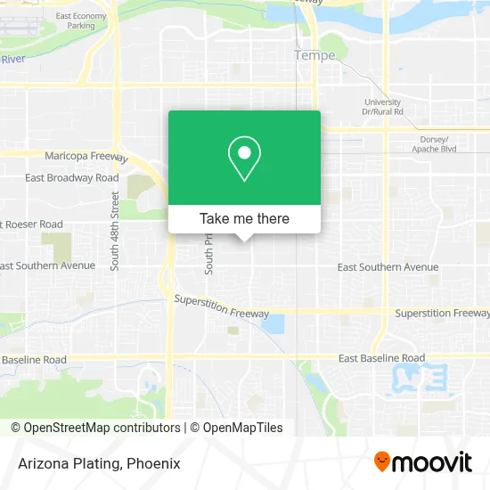 Arizona Plating map