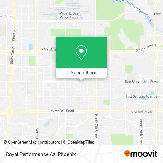 Royal Performance Az map