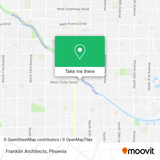 Franklin Architects map