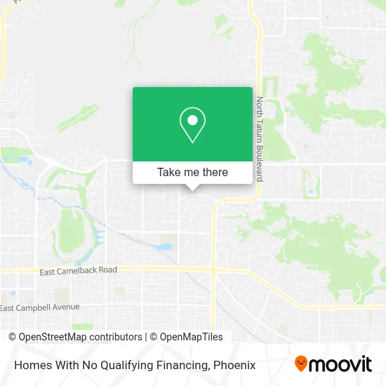 Homes With No Qualifying Financing map