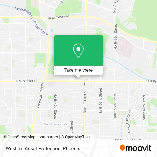 Western Asset Protection map