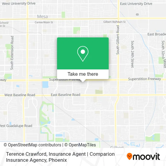 Terence Crawford, Insurance Agent | Comparion Insurance Agency map