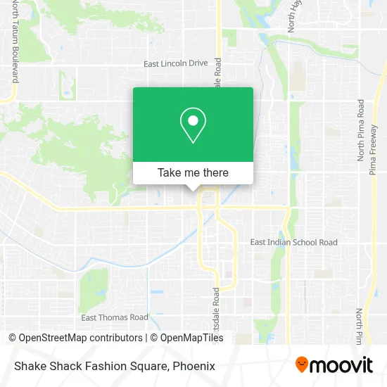 Shake Shack Fashion Square map