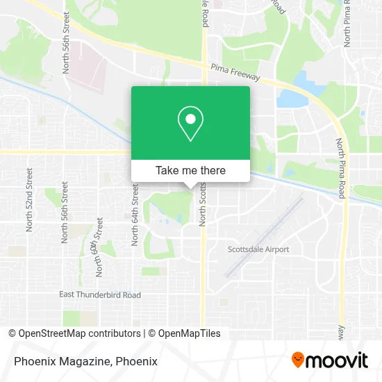 Phoenix Magazine map