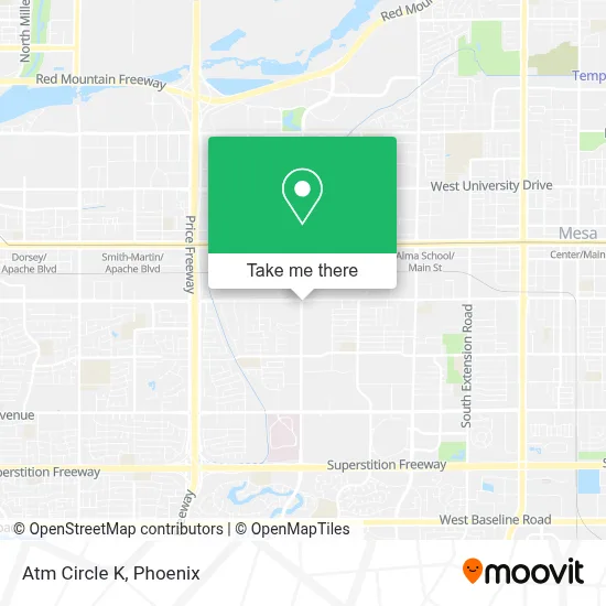 Atm Circle K map