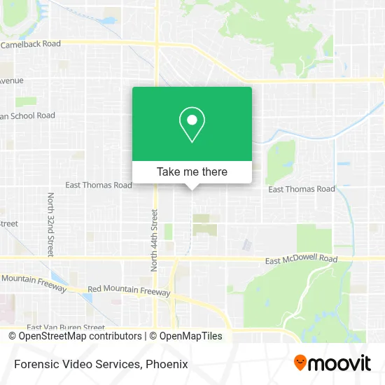 Forensic Video Services map
