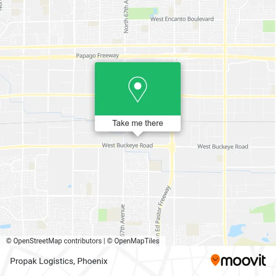 Propak Logistics map