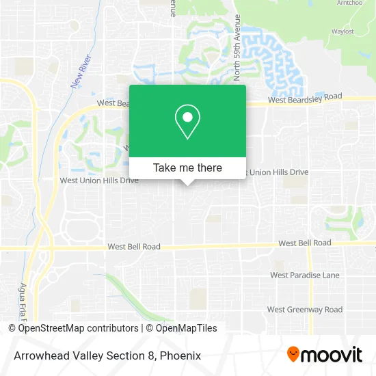 Arrowhead Valley Section 8 map